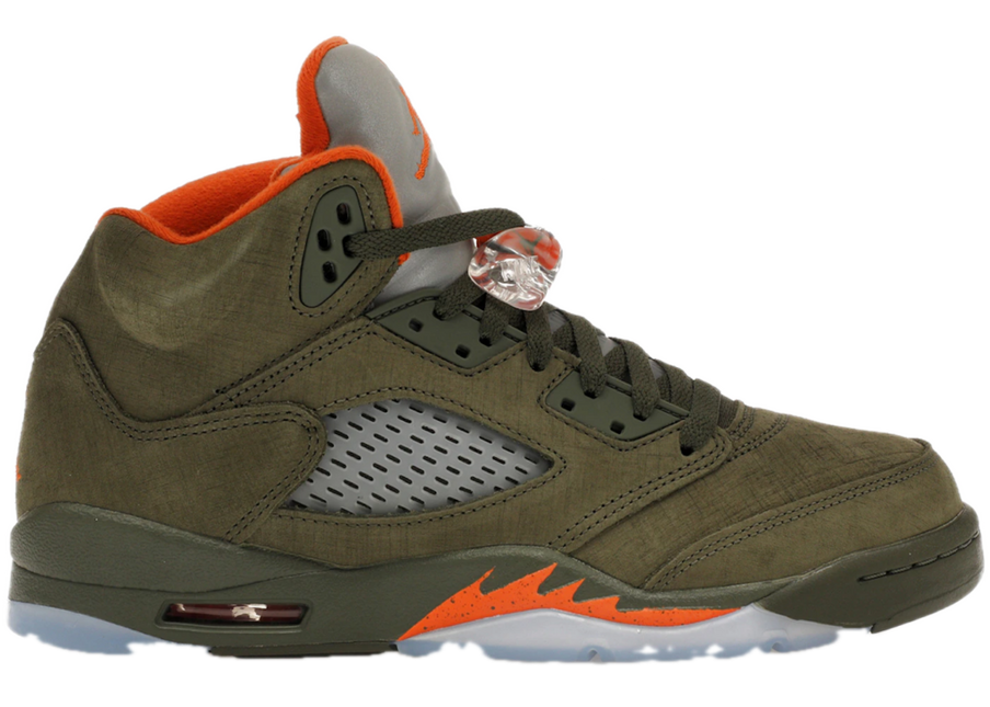 Men's Nike Air Jordan 5 Retro Olive Shoes