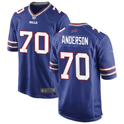 Alec Anderson Buffalo Bills 2026 Game Jersey - Royal
