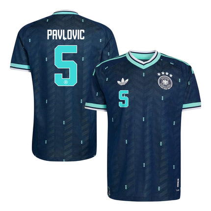 Aleksandar Pavlovic Germany National Team World Cup 2026 Away Jersey - Navy
