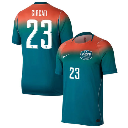Alessandro Circati Australia National Team 2026 Away Jersey – Teal