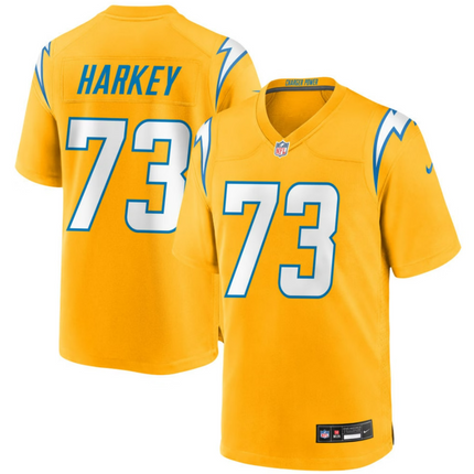 Alex Harkey Los Angeles Chargers 2026 Alternate Charger Power Game Jersey - Gold