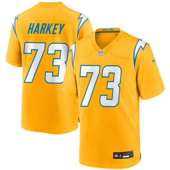 Alex Harkey Los Angeles Chargers 2026 Alternate Charger Power Game Jersey - Gold