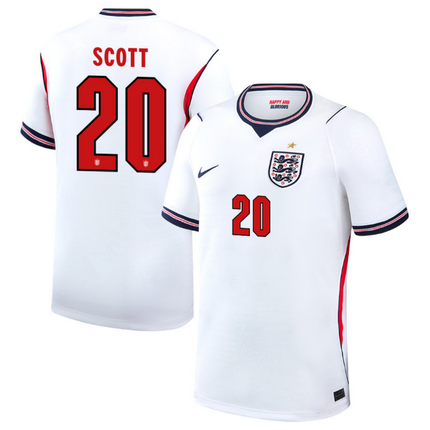 Alex Scott England National Team 2026 Hone Jersey - White