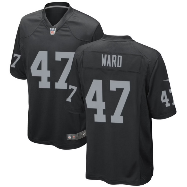 Alex Ward Las Vegas Raiders 2026 Game Jersey - Black