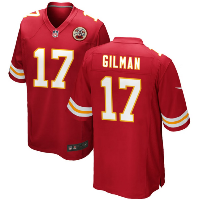 Alohi Gilman Kansas City Chiefs 2026 Game Jersey - Red