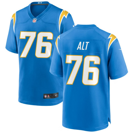 Joe Alt Los Angeles Chargers 2026 Game Jersey - Powder Blue