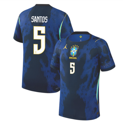 Andrey Santos Brazil National Team 2026 Away Jersey - Blue
