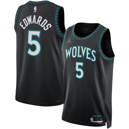 Anthony Edwards Minnesota Timberwolves 2026 Swingman Statement Edition Jersey - Black