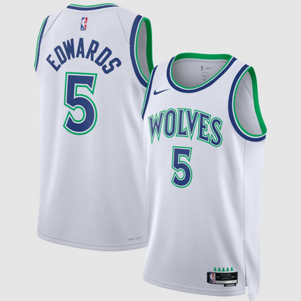 Anthony Edwards Minnesota Timberwolves 2026 Swingman Association Edition Jersey - White