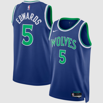 Anthony Edwards Minnesota Timberwolves 2026 Swingman Icon EditionnJersey - Blue