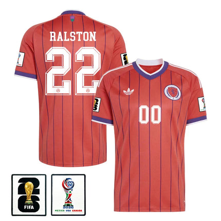 Anthony Ralston Scotland National Team 2026 x World Cup Patch Away Jersey – Red