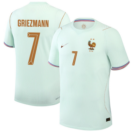 Antoine Griezmann France National Team 2026 Away Jersey - Green