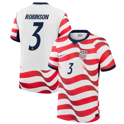 Antonee Robinson USMNT 2026 Home Match Jersey - White