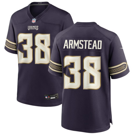 Da'Veawn Armstead Minnesota Vikings 2026 Rivalries Collection Game Jersey - Purple