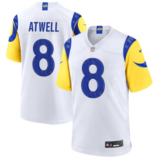 Tutu Atwell Los Angeles Rams 2026 Game Jersey - White