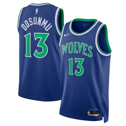 Ayo Dosunmu Minnesota Timberwolves 2026 Swingman Icon Edition Jersey - Blue