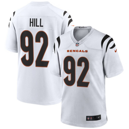 B.J. Hill Cincinnati Bengals 2026 Game Jersey - White