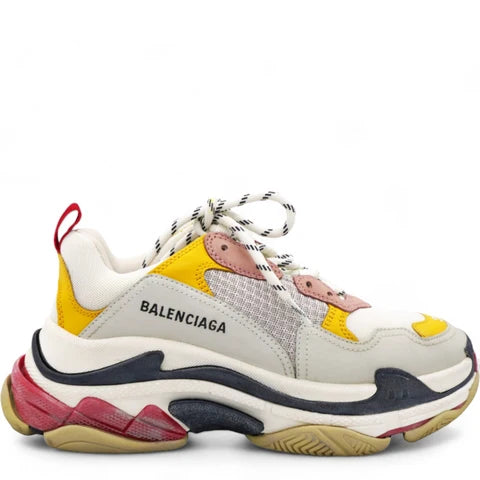 Men's Balenciaga Triple S Trainer Pink White Sneakers