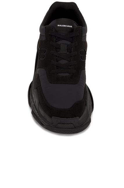 Men's Balenciaga Triple S Nylon  Black Sneakers