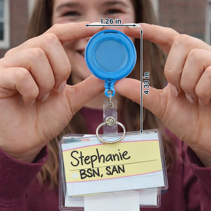 Custom Photo Funny Dog Cat Person Face - Personalized Badge Reel