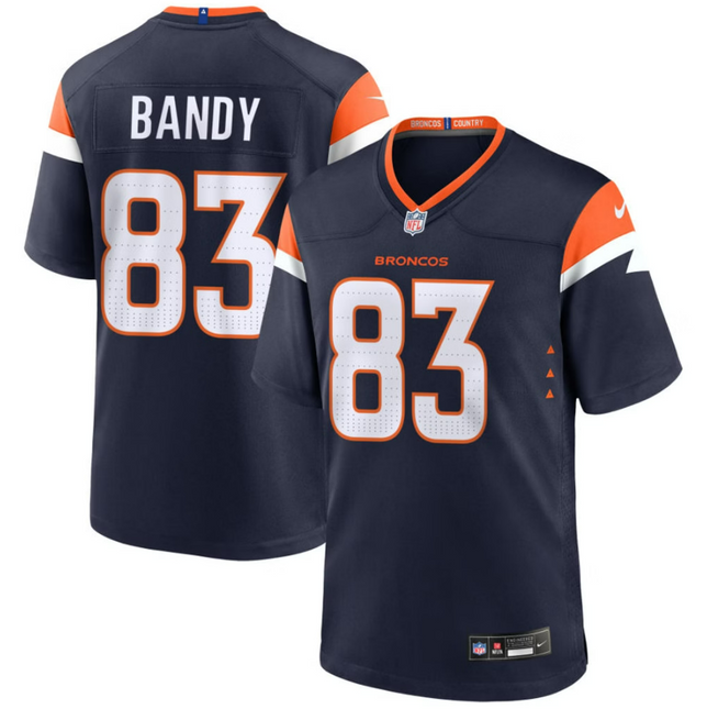 Michael Bandy Denver Broncos 2026 Alternate Mile High Collection Game Jersey - Navy