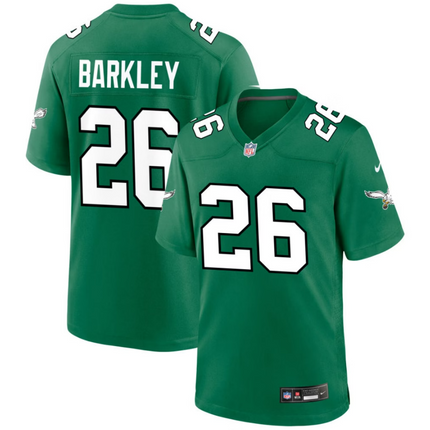 Saquon Barkley Philadelphia Eagles 2026 Alternate Game Jersey - Kelly Green