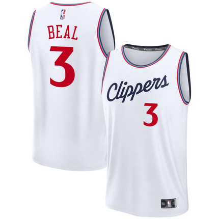 Bradley Beal LA Clippers 2026 Fast Break Association Edition Jersey - White