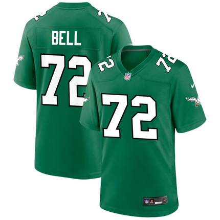 Markel Bell Philadelphia Eagles 2026 Alternate Game Jersey - Kelly Green