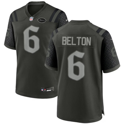 Dane Belton New York Jets 2026 Rivalries Collection Game Jersey - Green