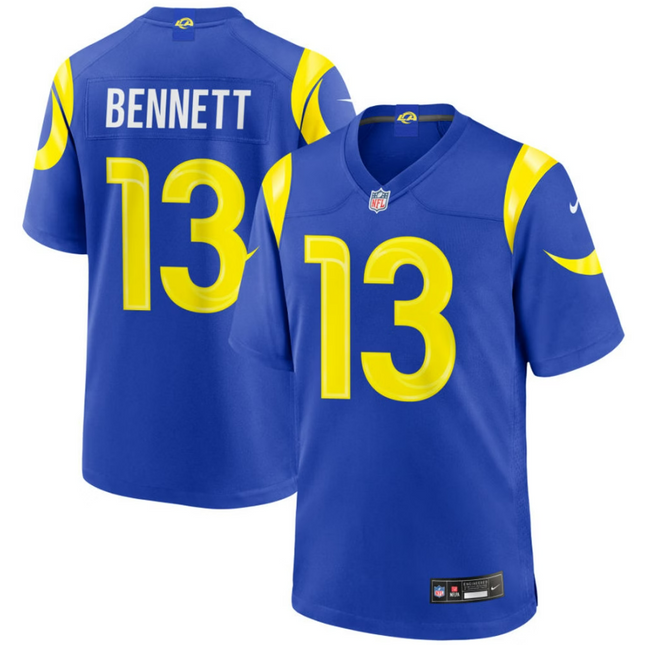 Stetson Bennett Los Angeles Rams 2026 Game Jersey - Royal