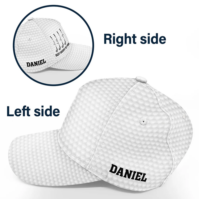 Best Dad Grandpa By Par Golf Clubs - Personalized Classic Cap