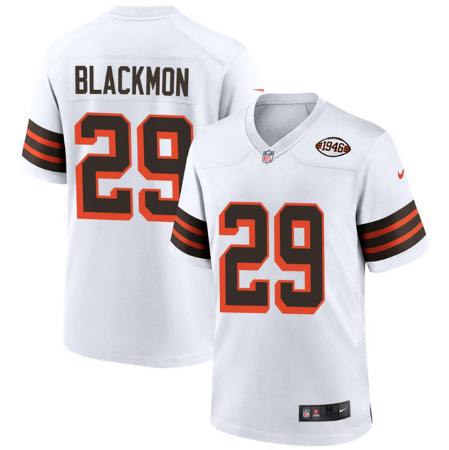 Mekhi Blackmon Cleveland Browns 1946 Collection Alternate Jersey - White