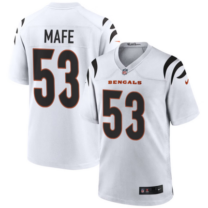 Boye Mafe Cincinnati Bengals 2026 Game Jersey - White