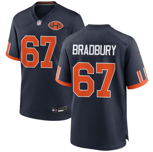 Garrett Bradbury Chicago Bears 2026 Rivalries Collection Game Jersey - Navy