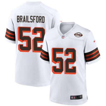 Parker Brailsford Cleveland Browns 1946 Collection Alternate Jersey - White