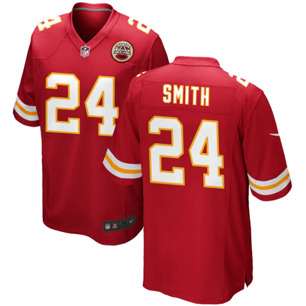 Brashard Smith Kansas City Chiefs 2026 Game Jersey - Red