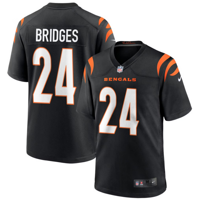 Trikweze Bridges Cincinnati Bengals 2026 Game Jersey - Black