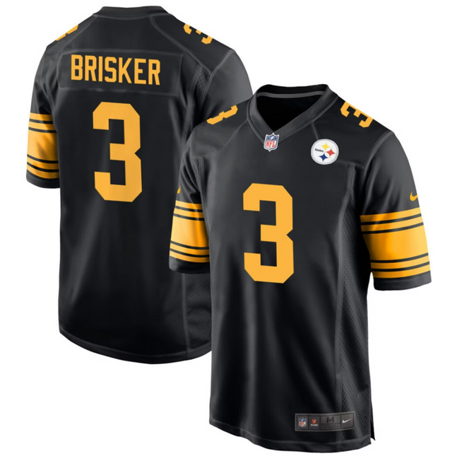 Jaquan Brisker Pittsburgh Steelers 2026 Alternate Game Jersey - Black