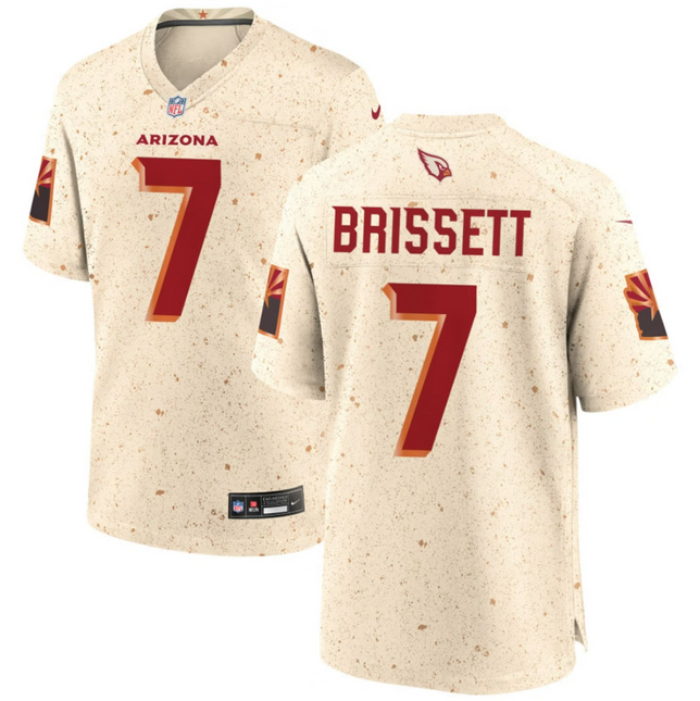 Jacoby Brissett Arizona Cardinals 2026 Rivalries Collection Game Jersey - Natural