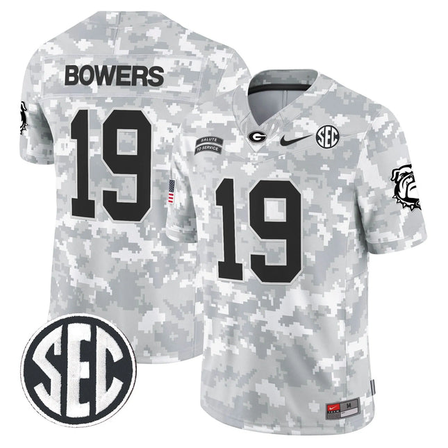 Brock Bowers Green Bay Packers 2026 Salute to Service Vapor Limited Jersey – Arctic Camo