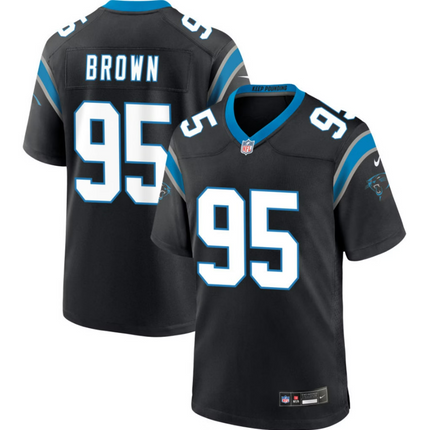 Derrick Brown Carolina Panthers 2026 Game Jersey - Black