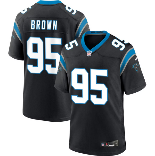 Derrick Brown Carolina Panthers 2026 Game Jersey - Black