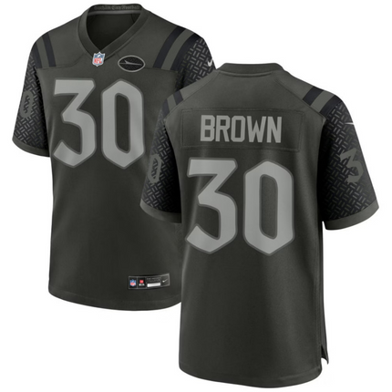 Tre Brown New York Jets 2026 Rivalries Collection Game Jersey - Green