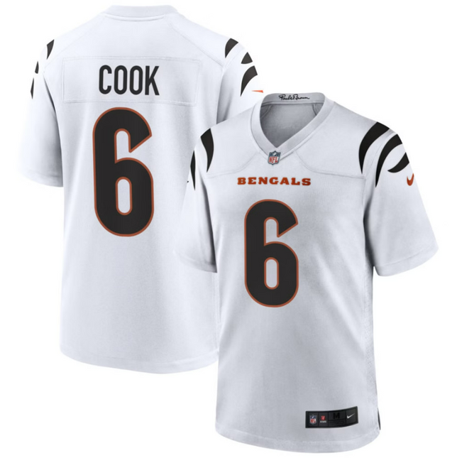 Bryan Cook Cincinnati Bengals 2026 Game Jersey - White