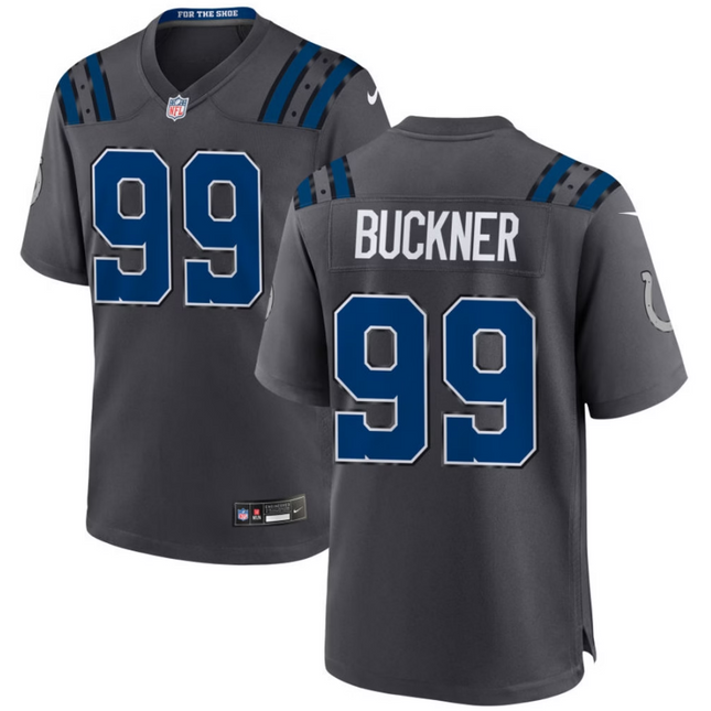 DeForest Buckner Indianapolis Colts 2026 Rivalries Collection Game Jersey - Anthracite