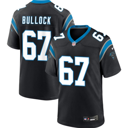 Corey Bullock Carolina Panthers 2026 Game Jersey - Black
