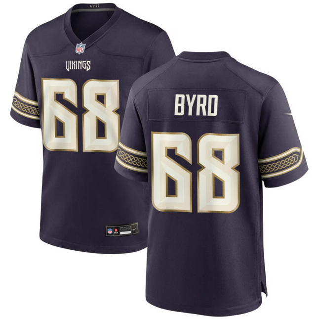 Henry Byrd Minnesota Vikings 2026 Rivalries Collection Game Jersey - Purple