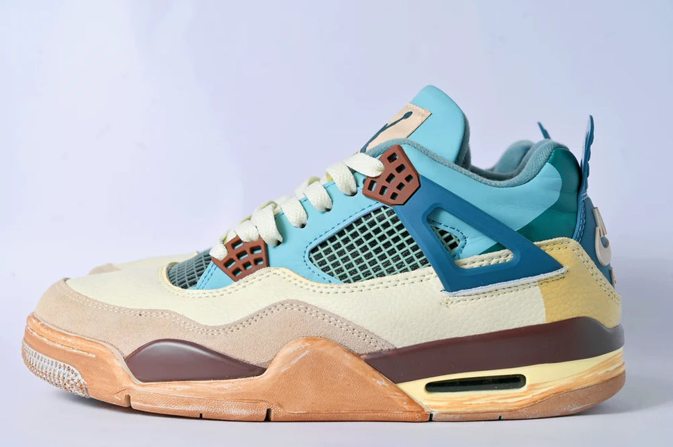 Men's Nike Air Jordan 4 Custom Snorlax Shoes