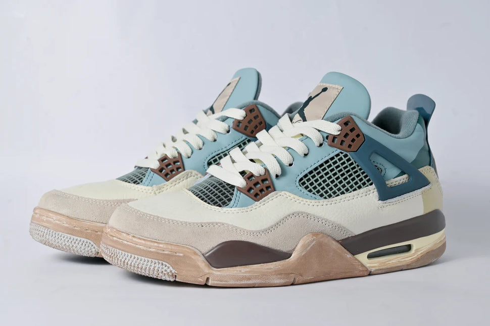 Men's Nike Air Jordan 4 Custom Snorlax Shoes