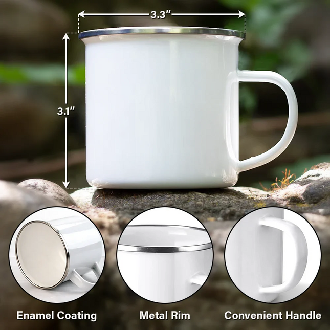 Oops I Mean Happy Retirement - Personalized Enamel Mug